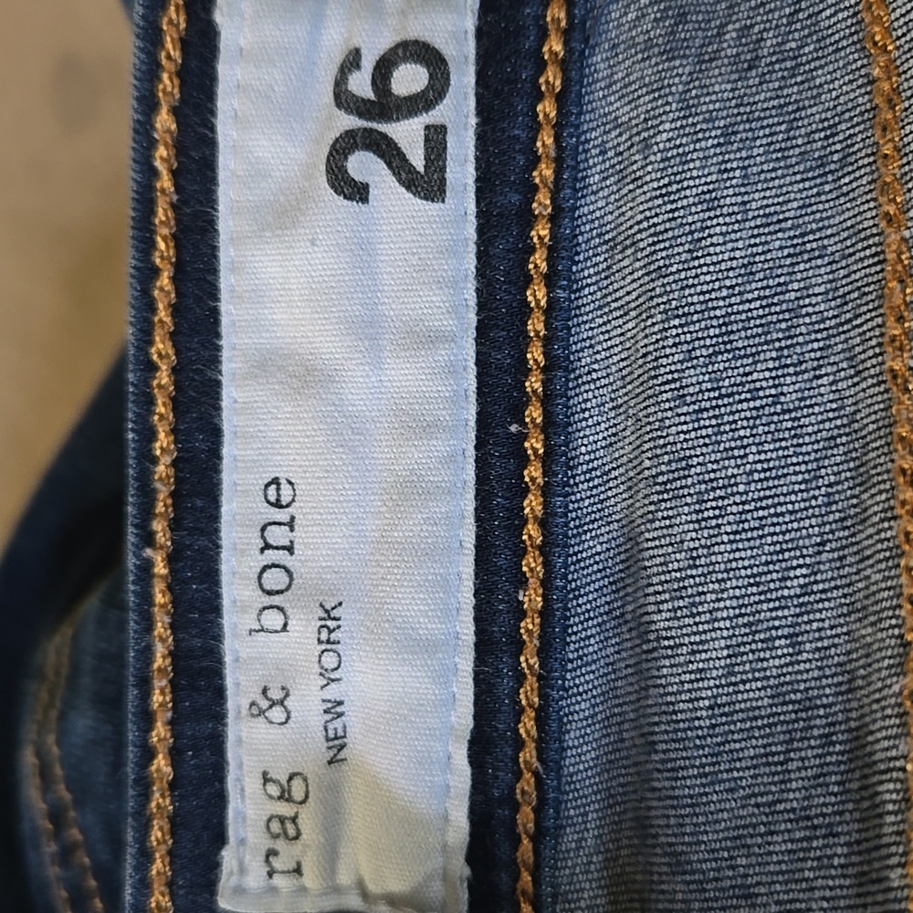 rag & bone Dark Blue Skinny Jeans.                #103 - Picture 3 of 3